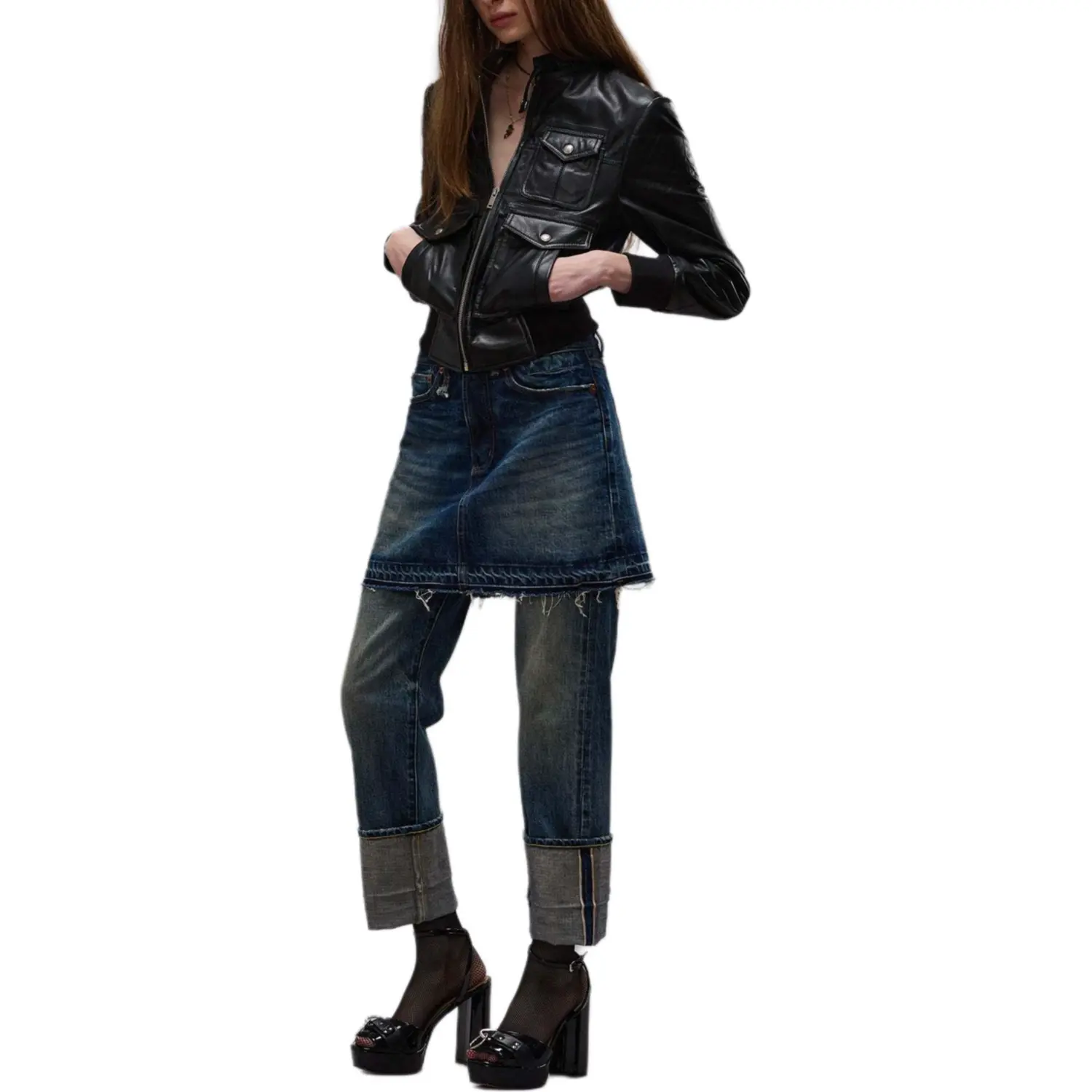 Ромео Джинсы с двойным слоем R13, Белый с голубой отделкой
Ромео Джинсы с двойным слоем R13, Белый с голубой отделкой