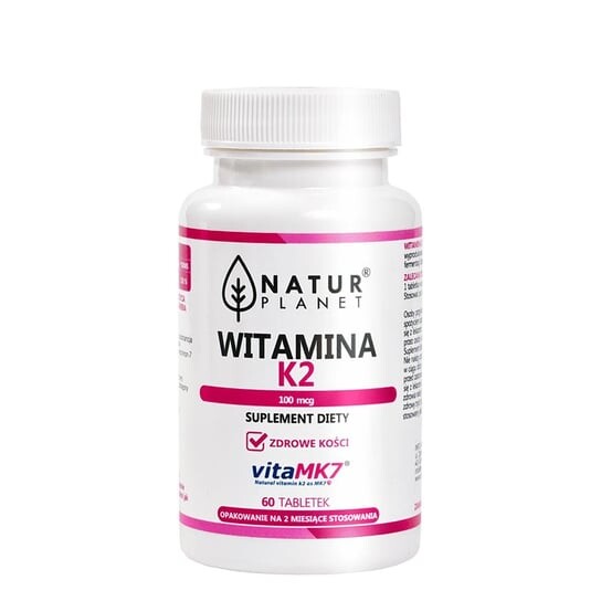 Natur Planet, Витамин К2-МК7, 60 таблеток. Inna marka
Natur Planet, Витамин К2-МК7, 60 таблеток. Inna marka