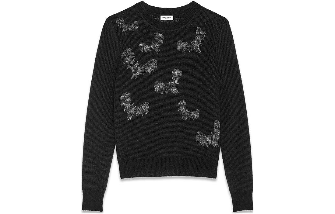 Свитер женский Saint Laurent с принтом, черный
Свитер женский Saint Laurent с принтом, черный