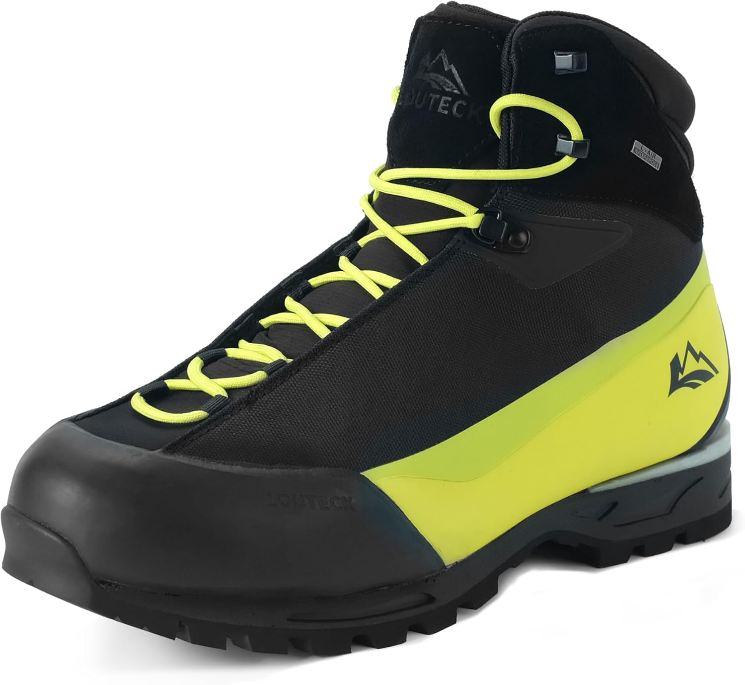 Водонепроницаемые мужские туристические ботинки Louteck - прочные и удобные мужские ботинки для скалолазания и активного отдыха на природе, идеально подходят для походов и восхождений, черный/зеленый
Водонепроницаемые мужские туристические ботинки Louteck - прочные и удобные мужские ботинки для скалолазания и активного отдыха на природе, идеально подходят для походов и восхождений, черный/зеленый