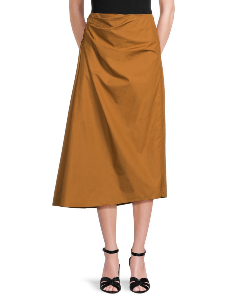 Юбка-миди Tessa А-силуэта из хлопка A.L.C., цвет Copper
Юбка-миди Tessa А-силуэта из хлопка A.L.C., цвет Copper