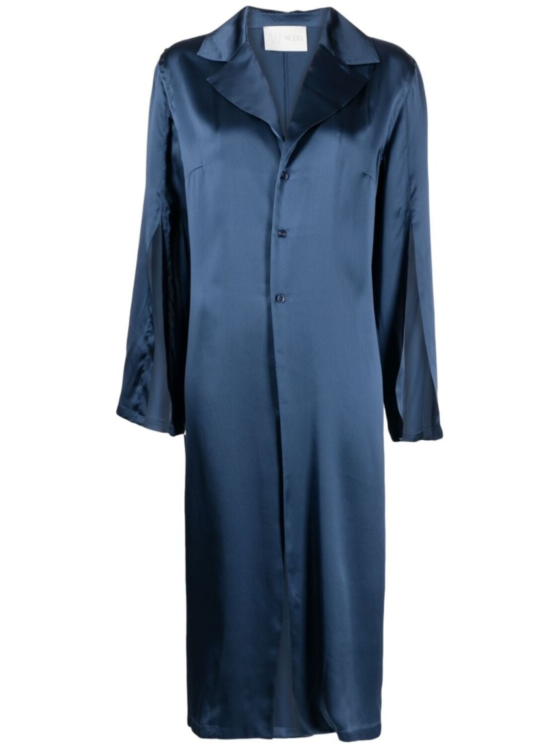 WOERA шелковая рубашка с заостренным воротником, синий
WOERA шелковая рубашка с заостренным воротником, синий