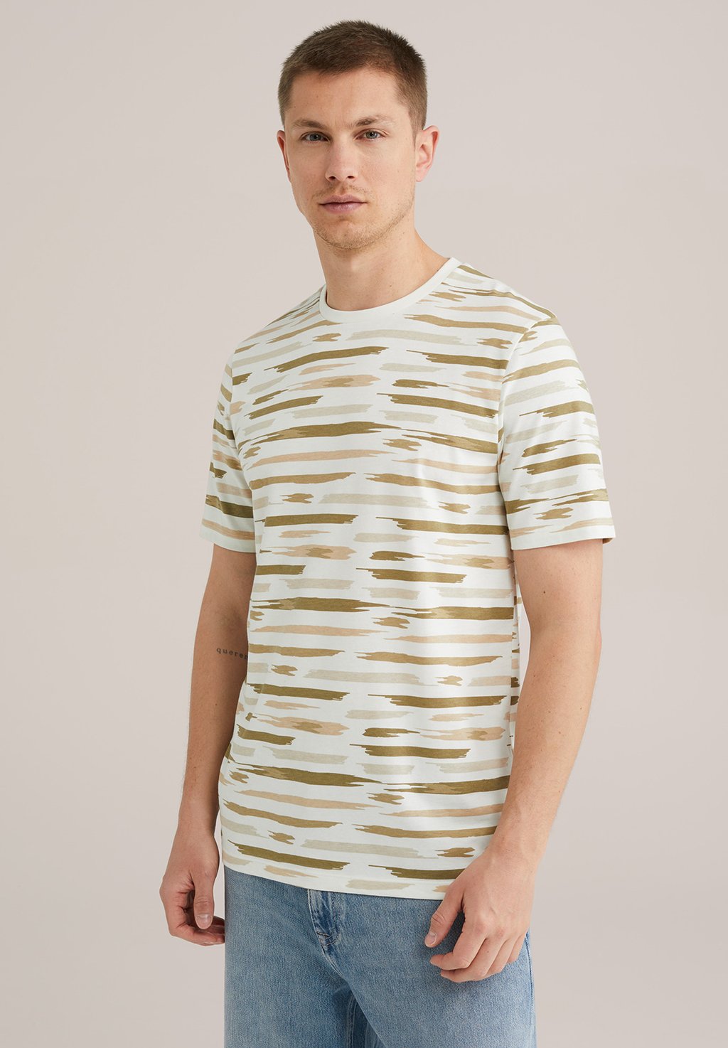 Футболка с принтом WE Fashion, кремовый
Футболка с принтом WE Fashion, кремовый