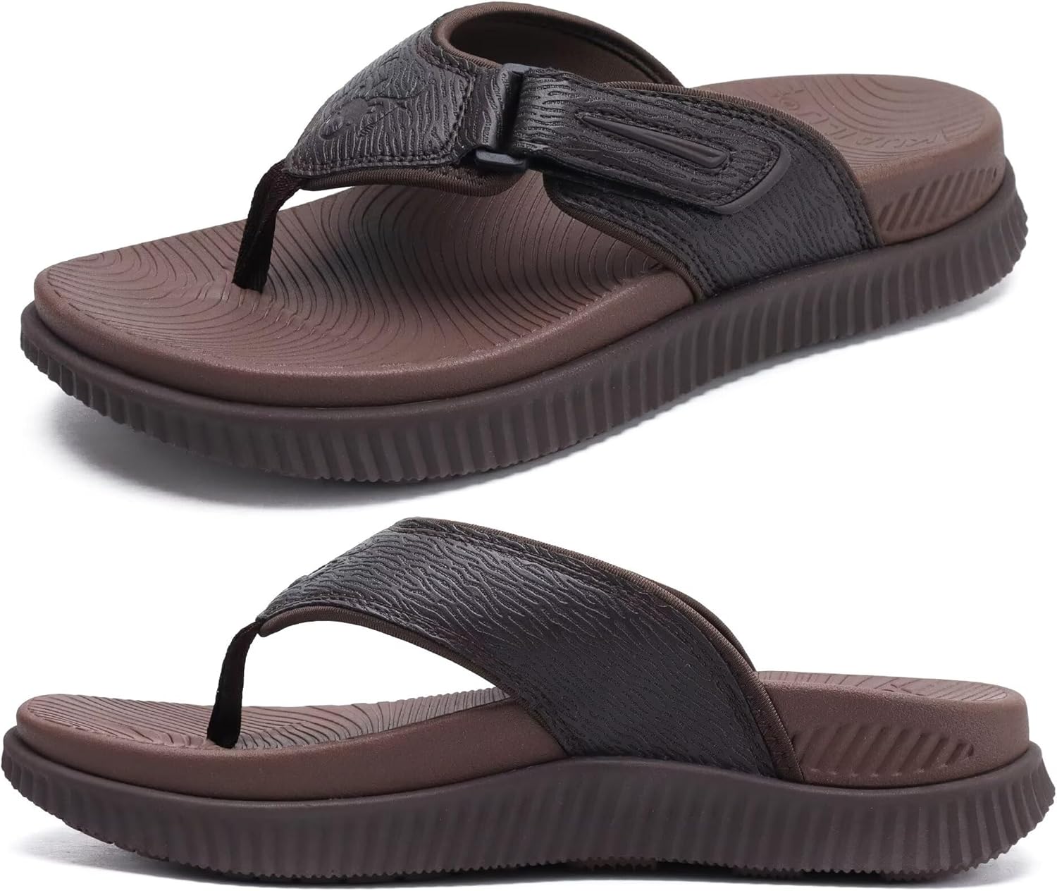 Мужские ортопедические шлепанцы KuaiLu для мужчин, сандалии для восстановления и ходьбы, регулируемые, с толстой спортивной амортизацией, легкие и водоотталкивающие, мягкие и комфортные с поддержкой свода стопы, темно-коричневый
Мужские ортопедические шлепанцы KuaiLu для мужчин, сандалии для восстановления и ходьбы, регулируемые, с толстой спортивной амортизацией, легкие и водоотталкивающие, мягкие и комфортные с поддержкой свода стопы, темно-коричневый