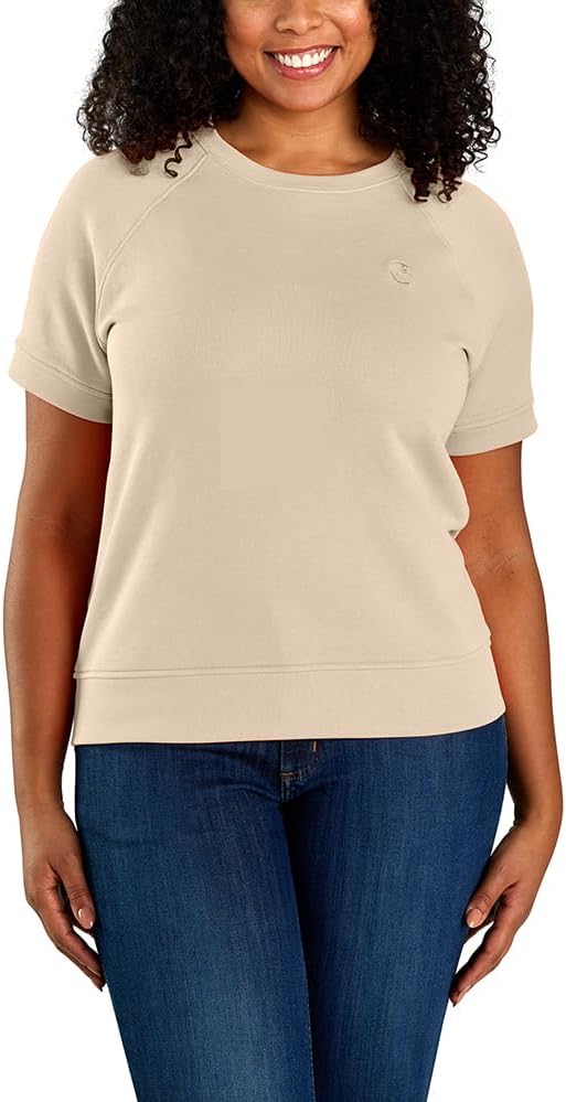 Carhartt женская футболка-свитшот с коротким рукавом Relaxed Fit French Terry, Stone Ash, Серый, Carhartt женская футболка-свитшот с коротким рукавом Relaxed Fit French Terry, Stone Ash
Carhartt женская футболка-свитшот с коротким рукавом Relaxed Fit French Terry, Stone Ash, Серый, Carhartt женская футболка-свитшот с коротким рукавом Relaxed Fit French Terry, Stone Ash