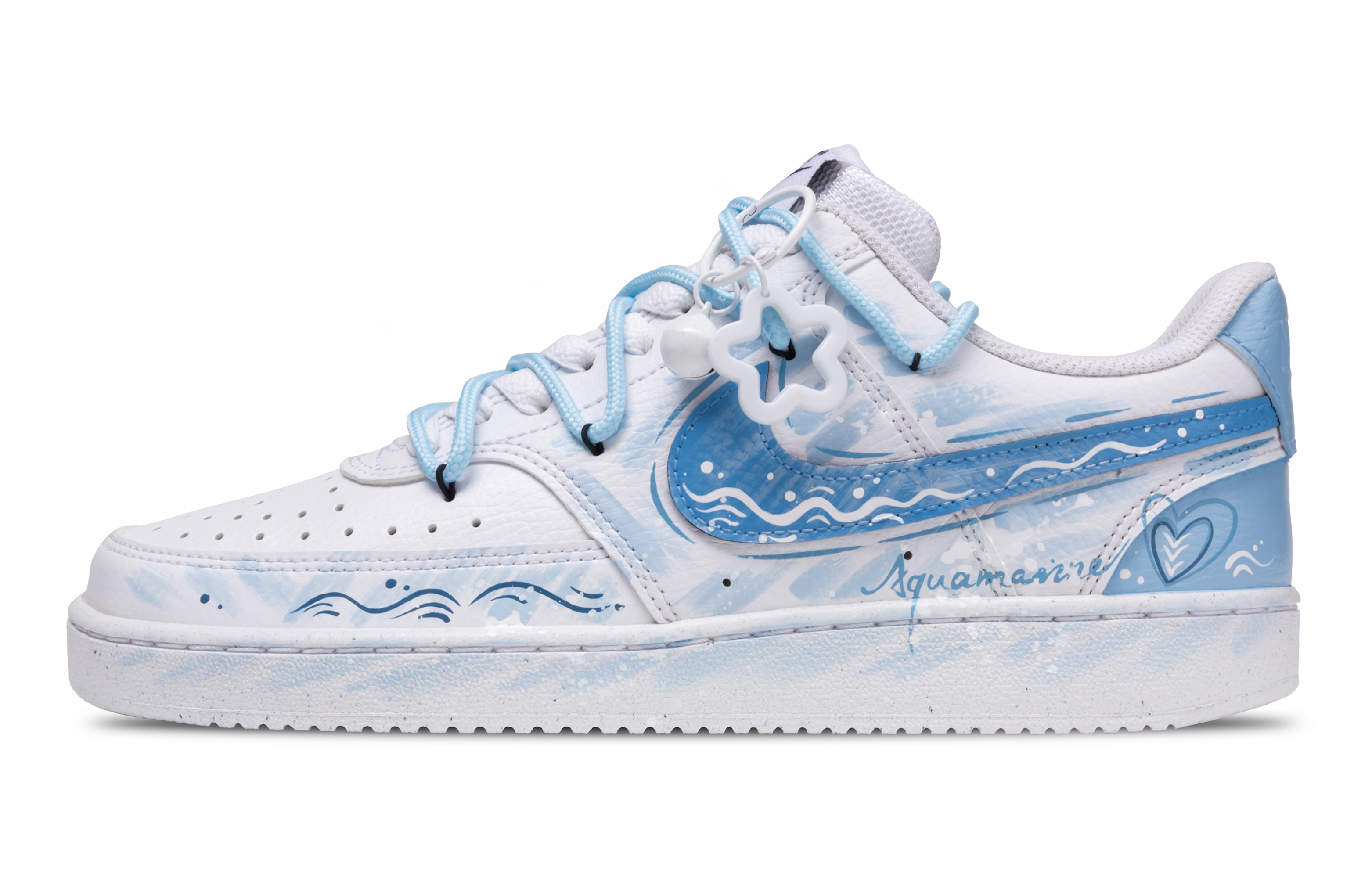 Nike Кроссовки для скейтбординга Court Vision 1 Seaside Enchantment, износостойкие, низкие, мужские, сине-белые
Nike Кроссовки для скейтбординга Court Vision 1 Seaside Enchantment, износостойкие, низкие, мужские, сине-белые