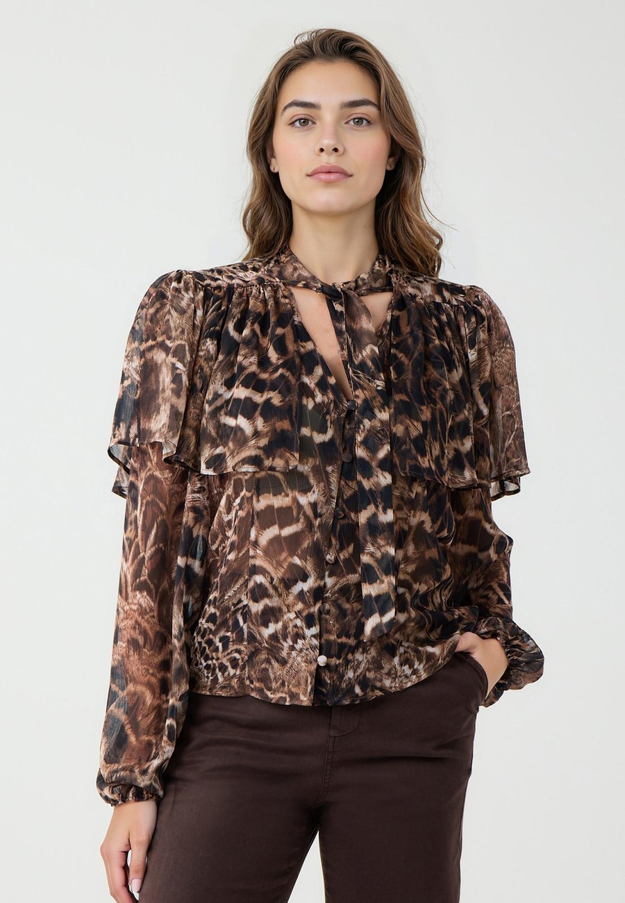 Блуза Jimmy Key Button-down blouse, Bitter Brown/Dark Brown
Блуза Jimmy Key Button-down blouse, Bitter Brown/Dark Brown