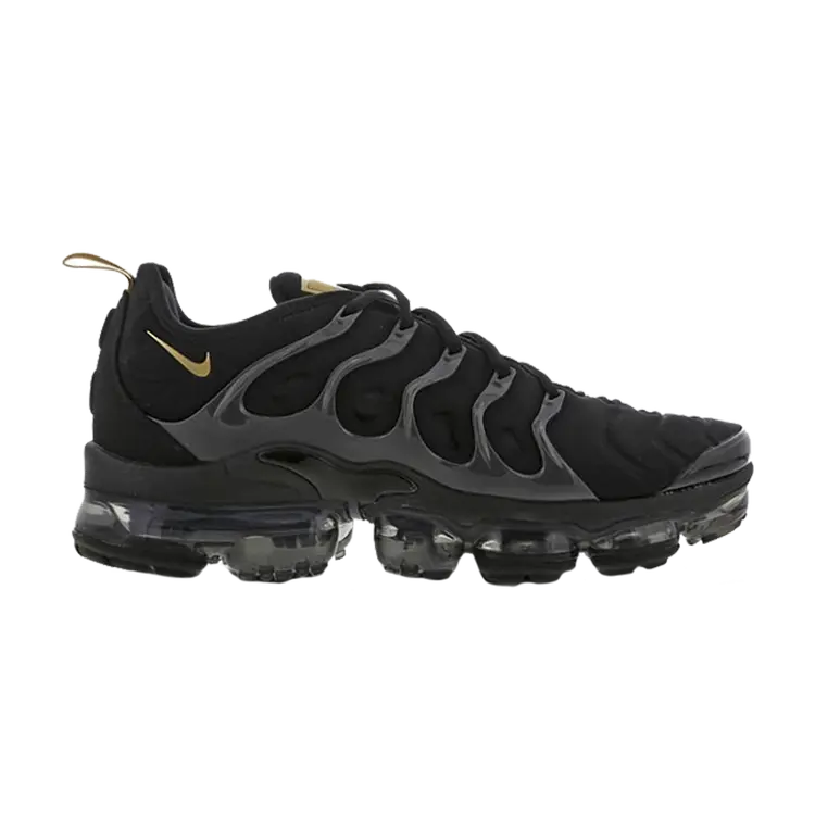 Кроссовки Nike Air VaporMax Plus 'Black Metallic Gold', черный
Кроссовки Nike Air VaporMax Plus 'Black Metallic Gold', черный