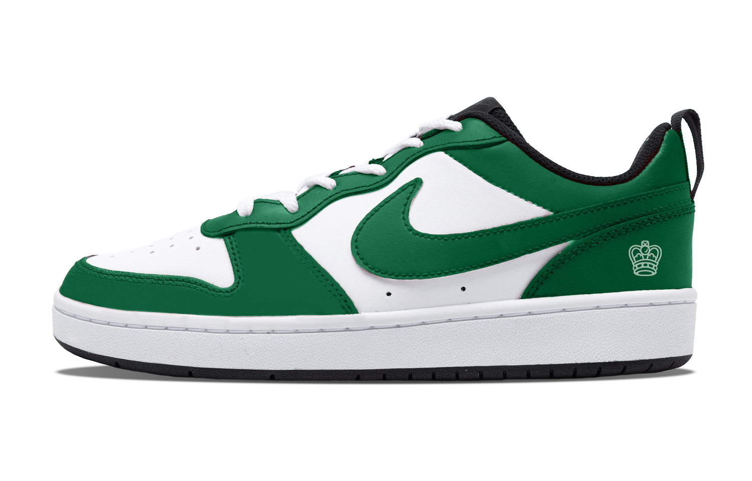 Nike Court Borough Low2 Green Crown устойчивые к истиранию низкие детские скейтбординговые кроссовки White Green для подростков
Nike Court Borough Low2 Green Crown устойчивые к истиранию низкие детские скейтбординговые кроссовки White Green для подростков