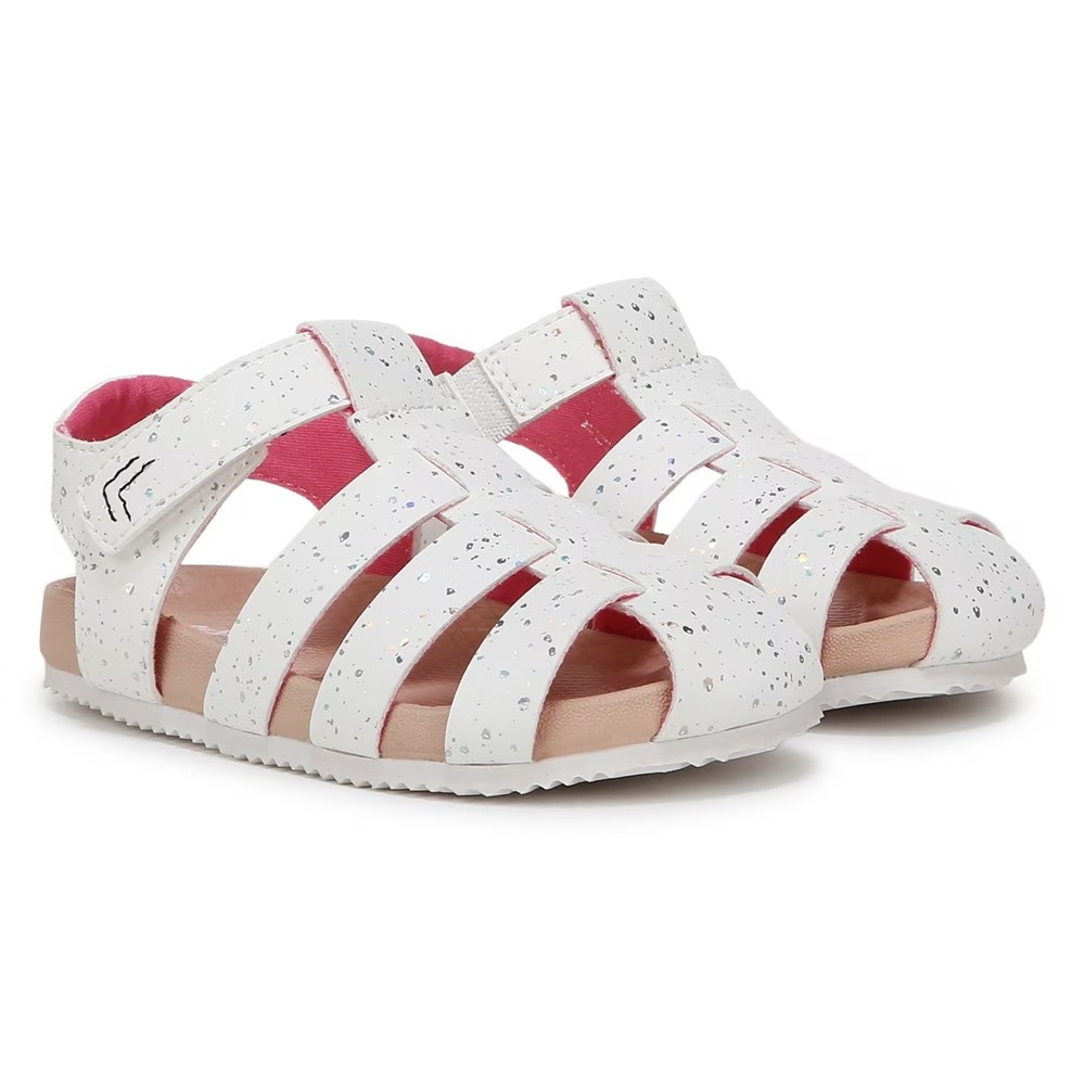 Детские сандалии "island" от Dr. Scholl'S, для малышей/маленьких детей, white glitter 
Детские сандалии "island" от Dr. Scholl'S, для малышей/маленьких детей, white glitter