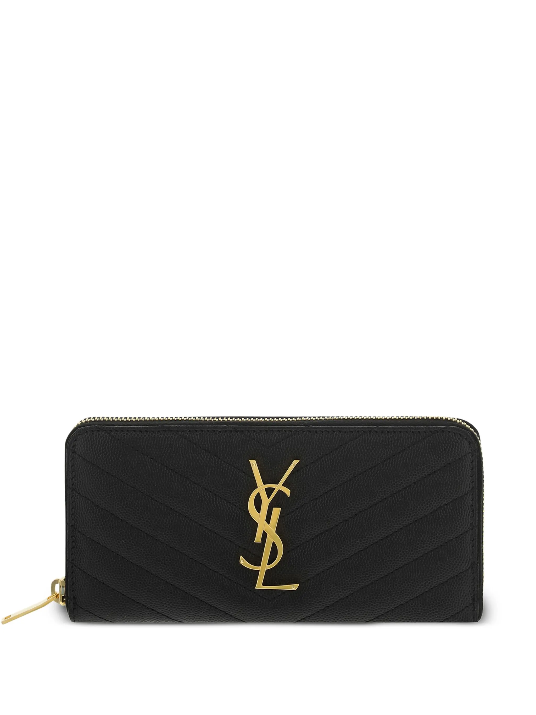 Кошелек Cassandre с круговой молнией Saint Laurent, черный
Кошелек Cassandre с круговой молнией Saint Laurent, черный