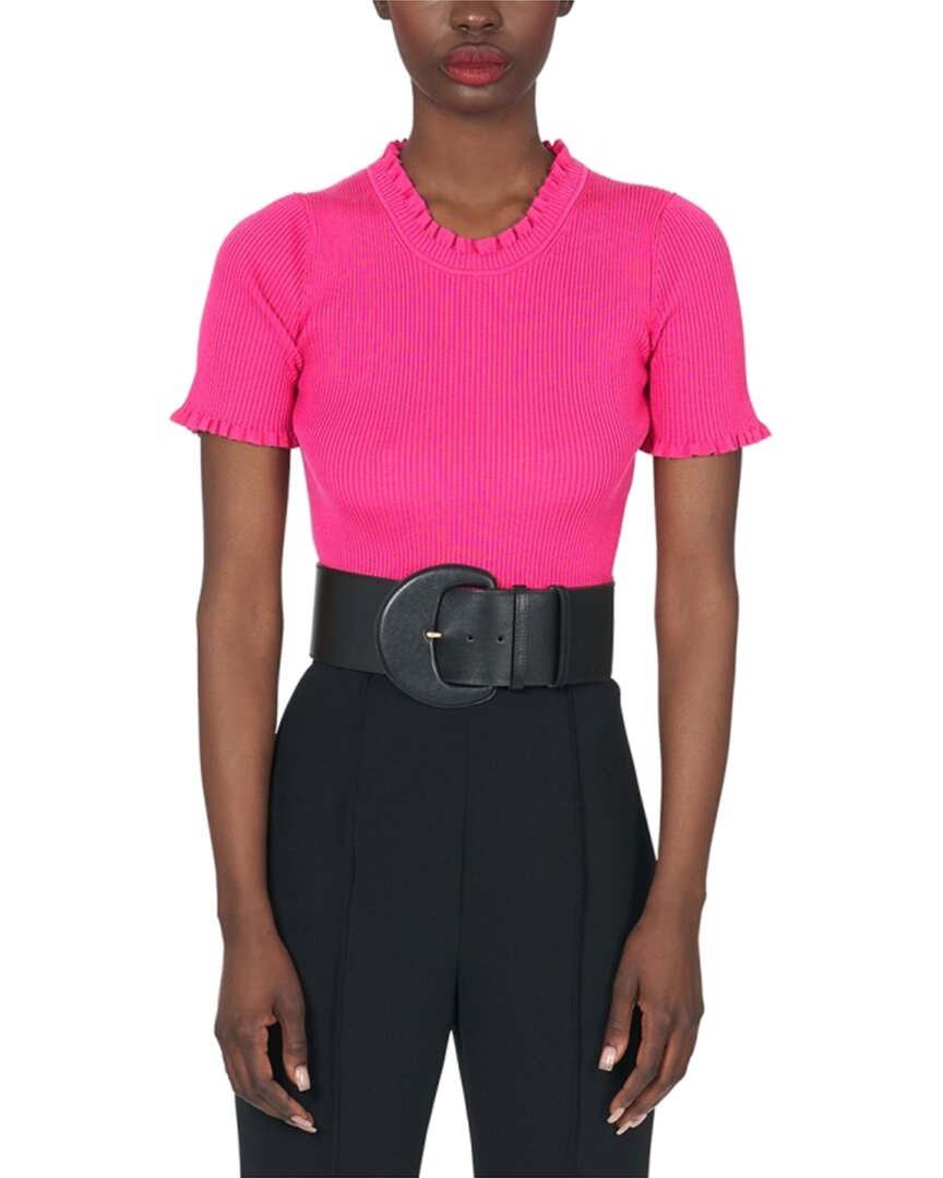 Трикотажный топ Carolina Herrera из смесового шелка, розовый
Трикотажный топ Carolina Herrera из смесового шелка, розовый