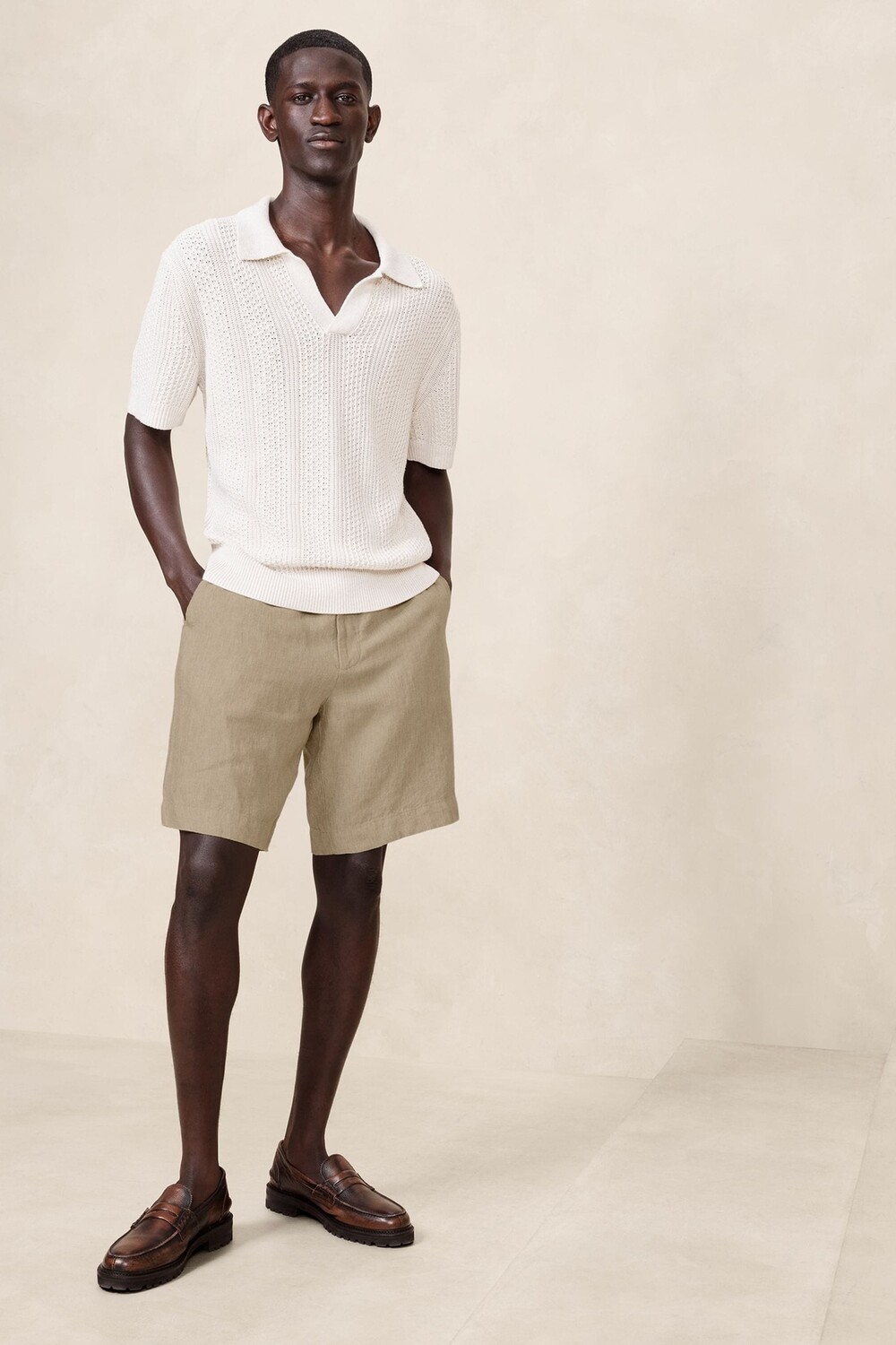 Льняные шорты из линолеума 9 дюймов Banana Republic, коричневый
Льняные шорты из линолеума 9 дюймов Banana Republic, коричневый