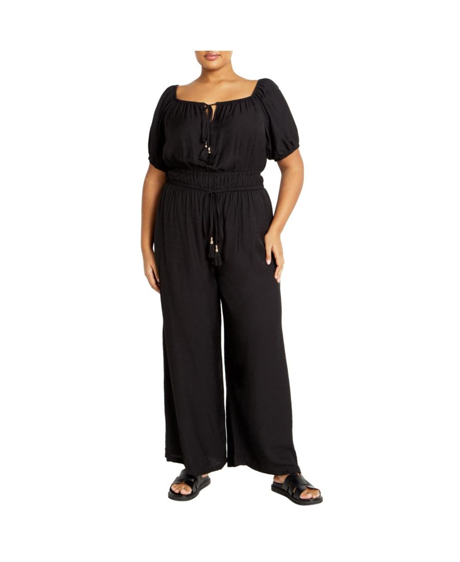 Комбинезон Erica больших размеров CITY CHIC, Black
Комбинезон Erica больших размеров CITY CHIC, Black