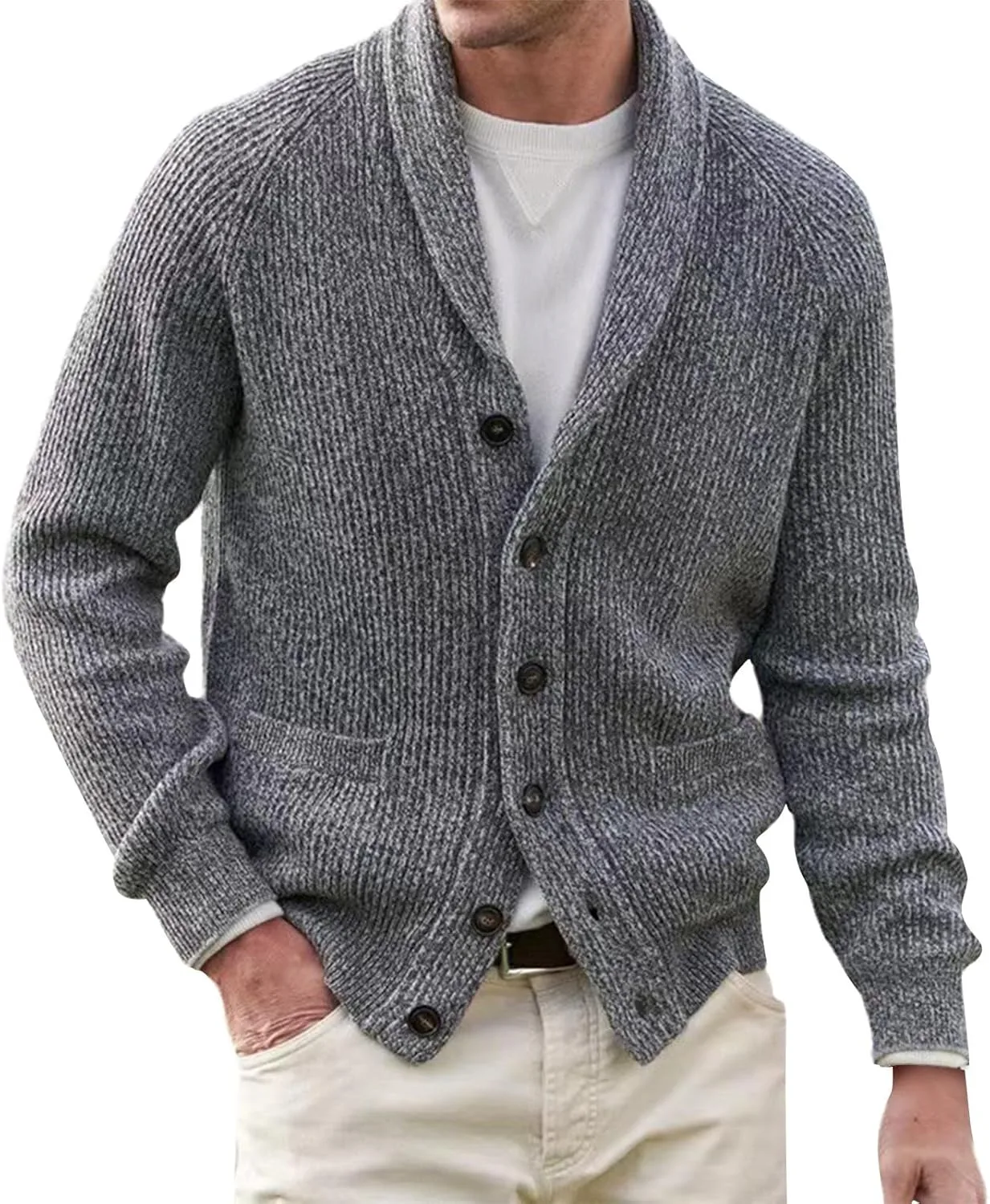 Ymosrh мужской кардиган с шальным воротником, длинный рукав, пуговицы, осень-зима, рифленая вязка-4XL
Ymosrh мужской кардиган с шальным воротником, длинный рукав, пуговицы, осень-зима, рифленая вязка-4XL