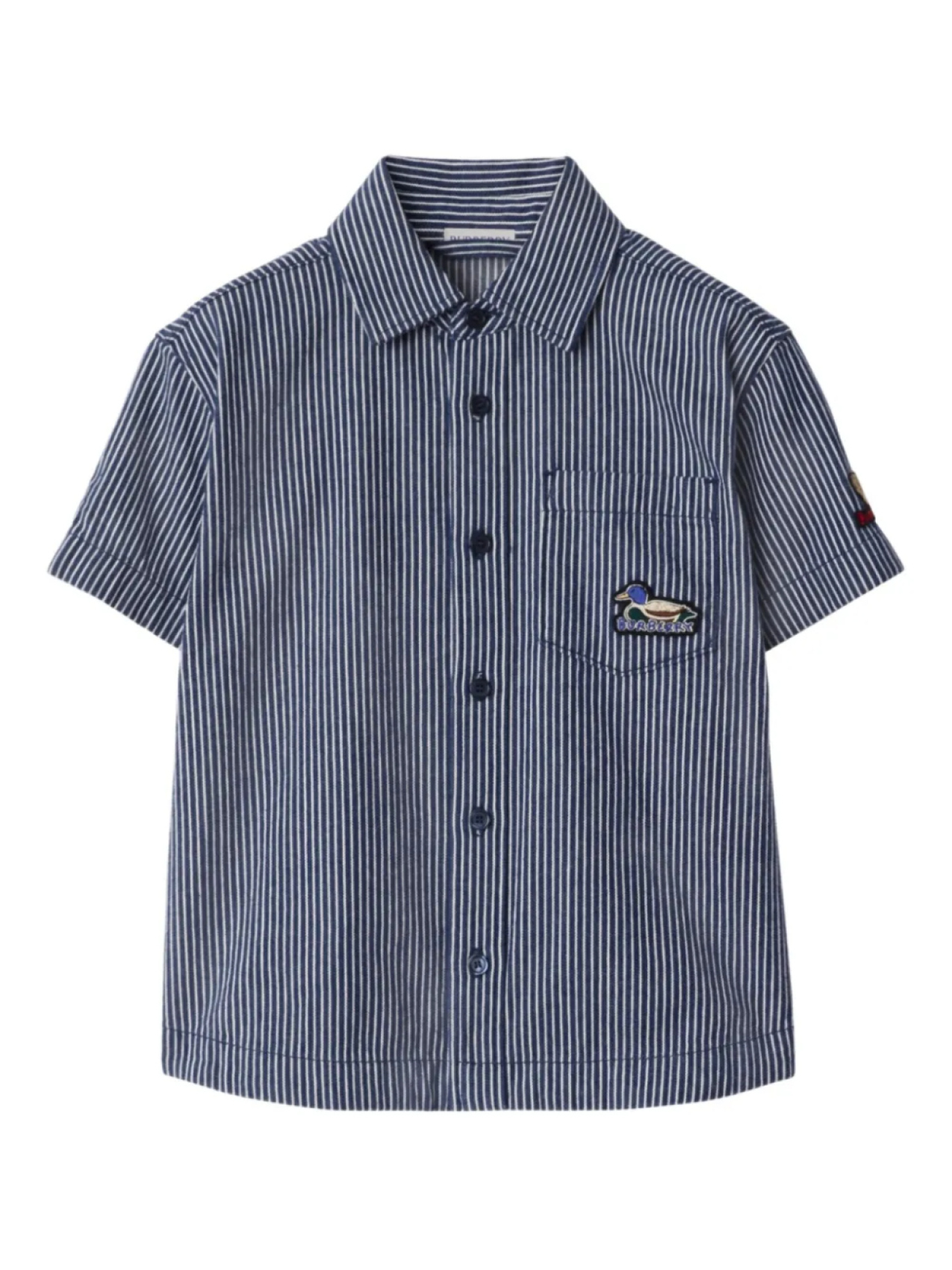 Детская полосатая джинсовая рубашка Burberry Burberry Kids, синий
Детская полосатая джинсовая рубашка Burberry Burberry Kids, синий