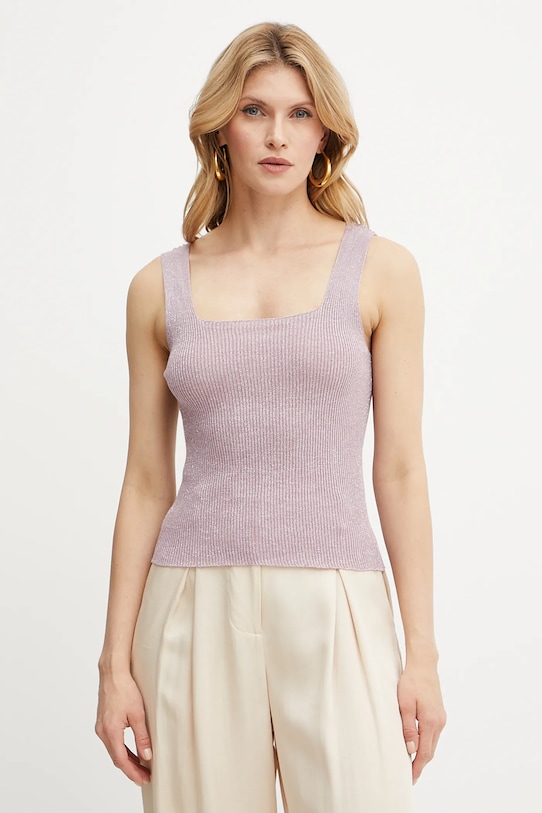 Топ с добавлением льна Twinset, фиолетовый
Топ с добавлением льна Twinset, фиолетовый