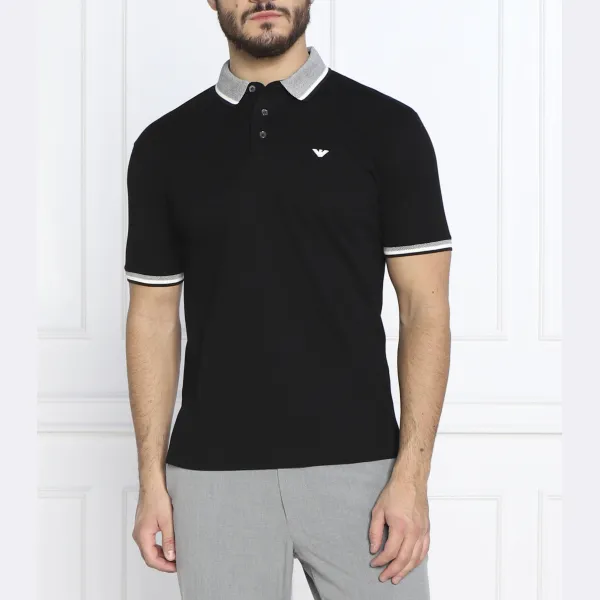 Рубашка поло стандартного кроя Emporio Armani, черный
Рубашка поло стандартного кроя Emporio Armani, черный