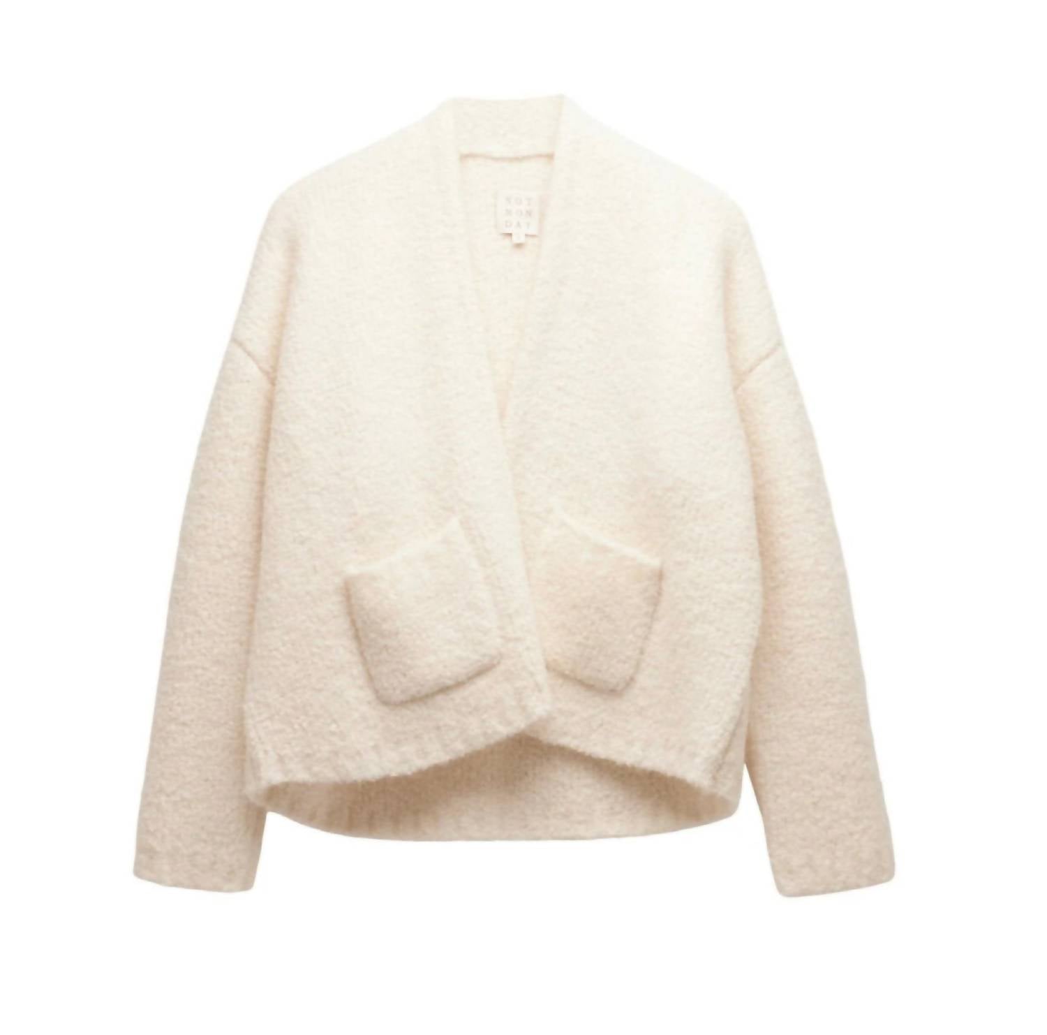 Куртка-свитер Owen в снегу NOT MONDAY, цвет snow
Куртка-свитер Owen в снегу NOT MONDAY, цвет snow