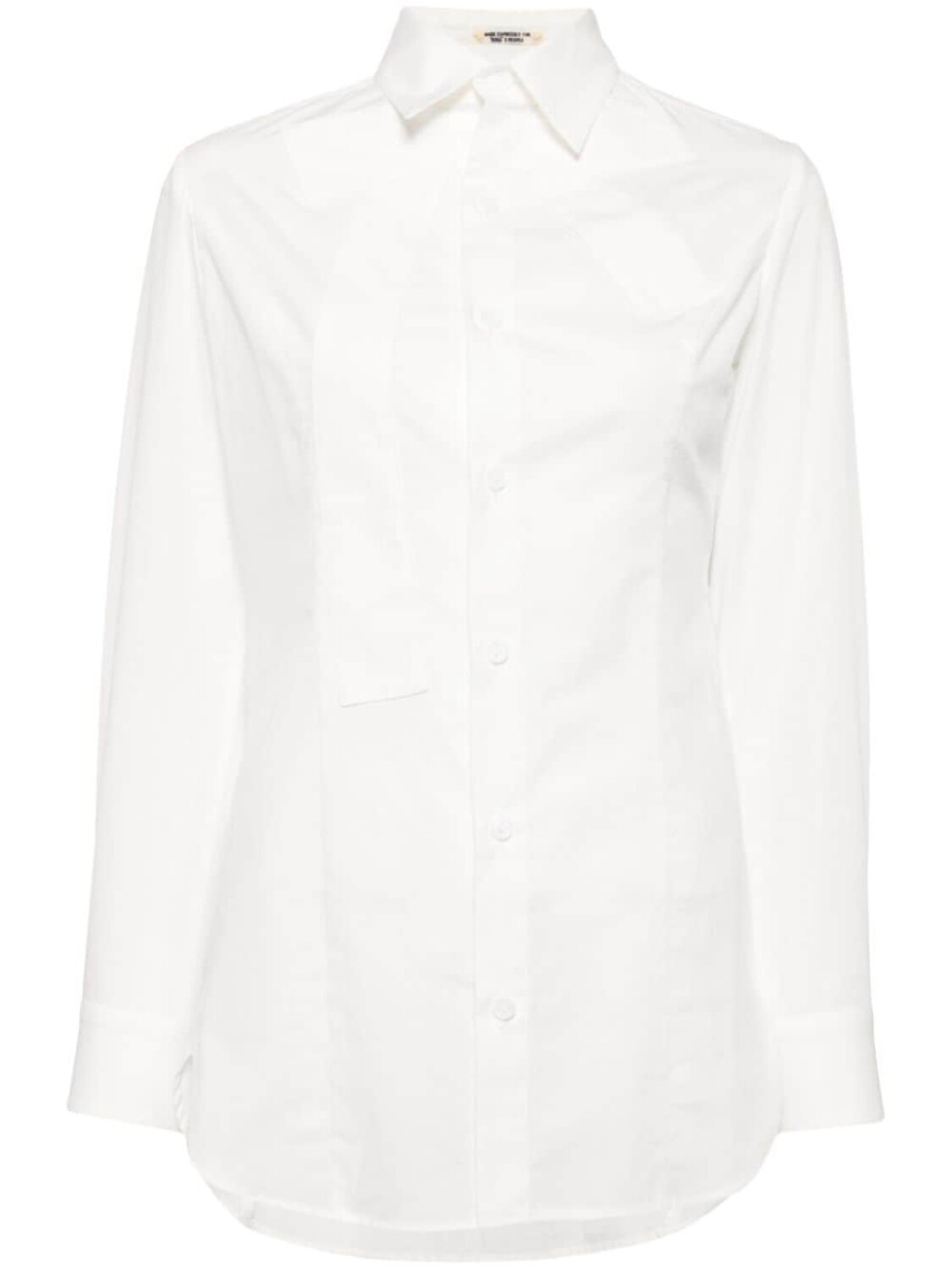 Yohji Yamamoto хлопковая рубашка с бантом, белый
Yohji Yamamoto хлопковая рубашка с бантом, белый