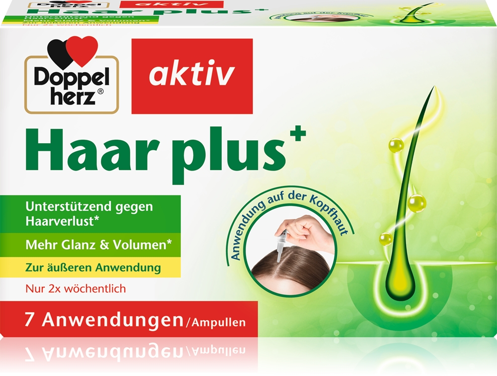 Ампулы Haar plus+ для здоровья и красоты волос Doppelherz, 7 шт
Ампулы Haar plus+ для здоровья и красоты волос Doppelherz, 7 шт