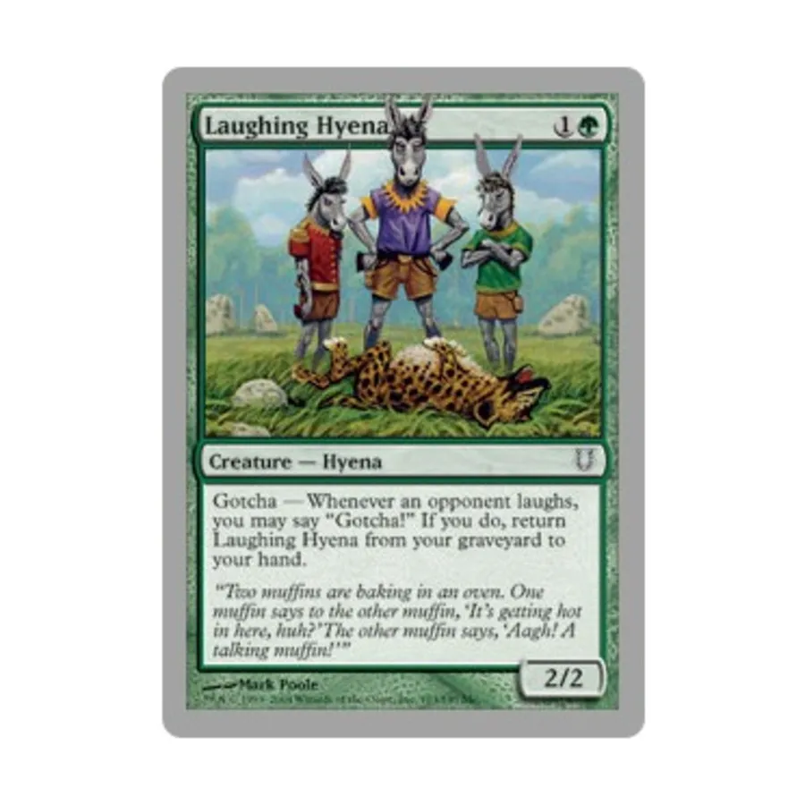 CCG Смеющаяся гиена (С), MTG - Unhinged
CCG Смеющаяся гиена (С), MTG - Unhinged