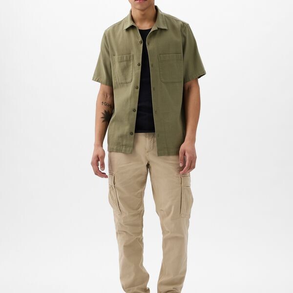 Брюки карго из эластичного хлопка Gap, бежевый
Брюки карго из эластичного хлопка Gap, бежевый