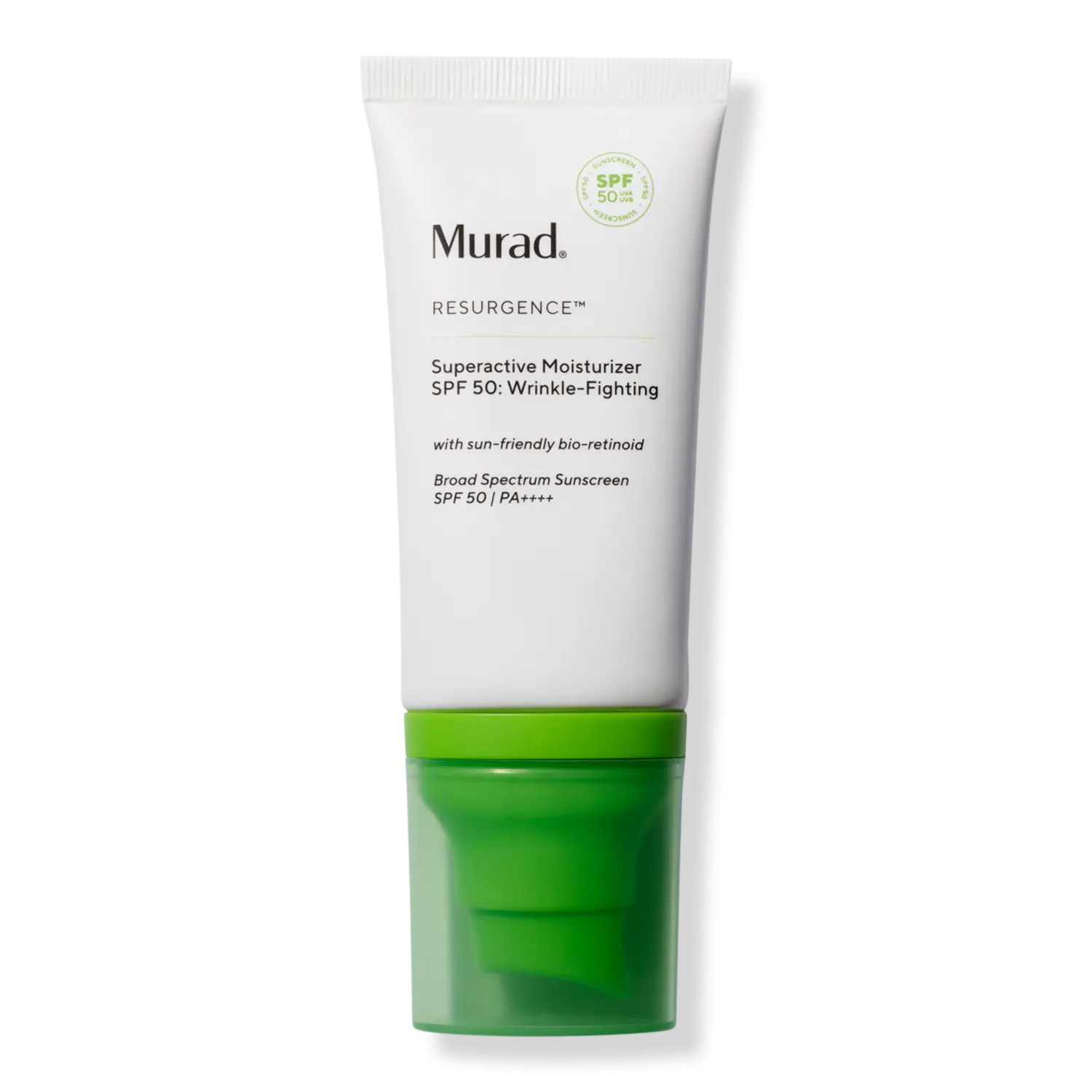 Суперактивный увлажняющий крем против морщин с SPF 50 и ретинолом Murad
Суперактивный увлажняющий крем против морщин с SPF 50 и ретинолом Murad