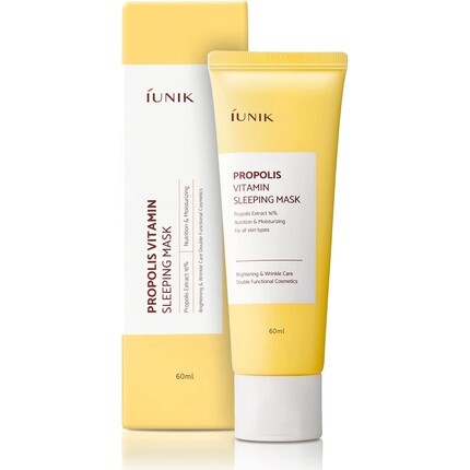 iUNIK Витаминная ночная маска с прополисом 60 мл
iUNIK Витаминная ночная маска с прополисом 60 мл