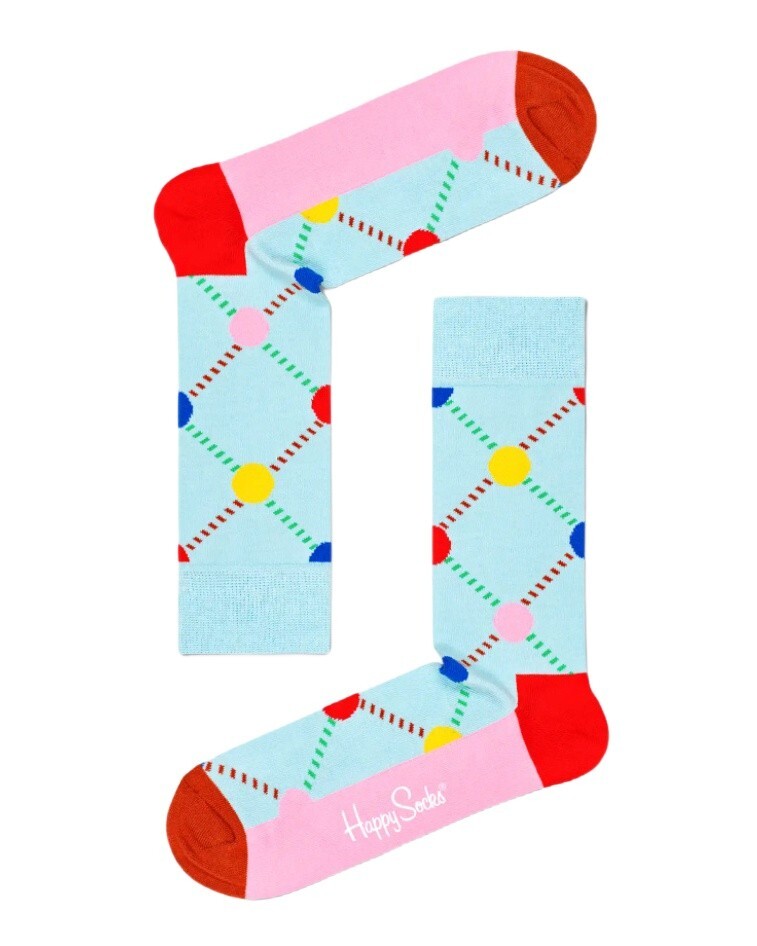 Носки женские Happy Socks с принтом, светло-голубой
Носки женские Happy Socks с принтом, светло-голубой