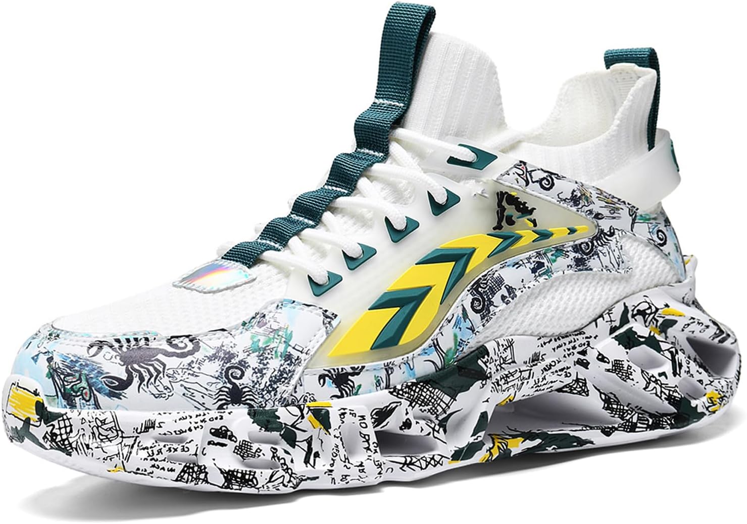 Мужские модные кроссовки GSIGUL для бега, легкие спортивные кроссовки для мужчин, обувь для тренировок в зале, тенниса, прогулок и повседневного ношения, белый/желтый
Мужские модные кроссовки GSIGUL для бега, легкие спортивные кроссовки для мужчин, обувь для тренировок в зале, тенниса, прогулок и повседневного ношения, белый/желтый