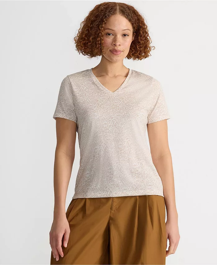 Женская свободная футболка с V-образным вырезом из хлопка Supima Lands' End, розовый
Женская свободная футболка с V-образным вырезом из хлопка Supima Lands' End, розовый