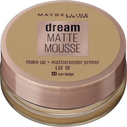 Maybelline Jade Dream Матовая муссовая основа 18 мл 48 Sun Beige Maybelline New York
Maybelline Jade Dream Матовая муссовая основа 18 мл 48 Sun Beige Maybelline New York