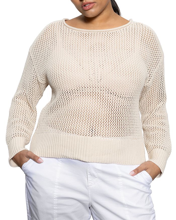 Плюс свитер открытой вязки Sanctuary, коричневый/бежевый
Плюс свитер открытой вязки Sanctuary, коричневый/бежевый