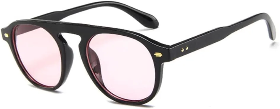 Винтажные круглые ретро-солнцезащитные очки для мужчин и женщин, элегантные очки, модные очки с заклепками, защита от ультрафиолета UV400 KTUCN, Black Pink
Винтажные круглые ретро-солнцезащитные очки для мужчин и женщин, элегантные очки, модные очки с заклепками, защита от ультрафиолета UV400 KTUCN, Black Pink