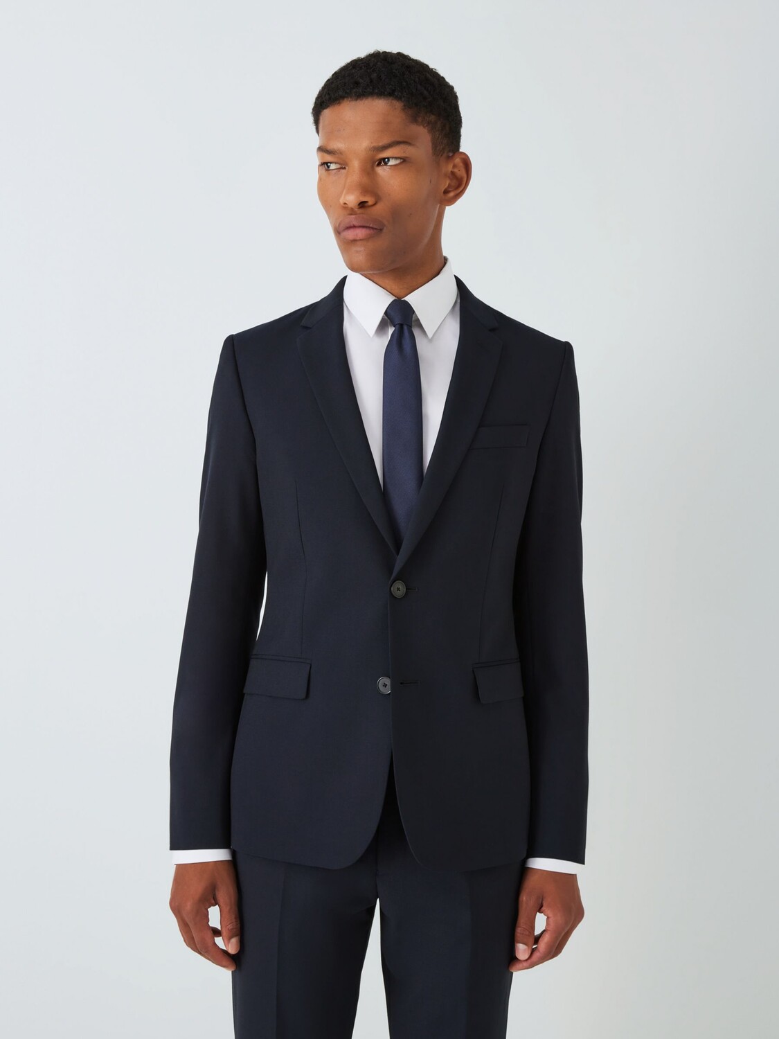 Пиджак узкого кроя из смесовой шерсти с лацканами и вырезом Kin, темно-синий
Пиджак узкого кроя из смесовой шерсти с лацканами и вырезом Kin, темно-синий