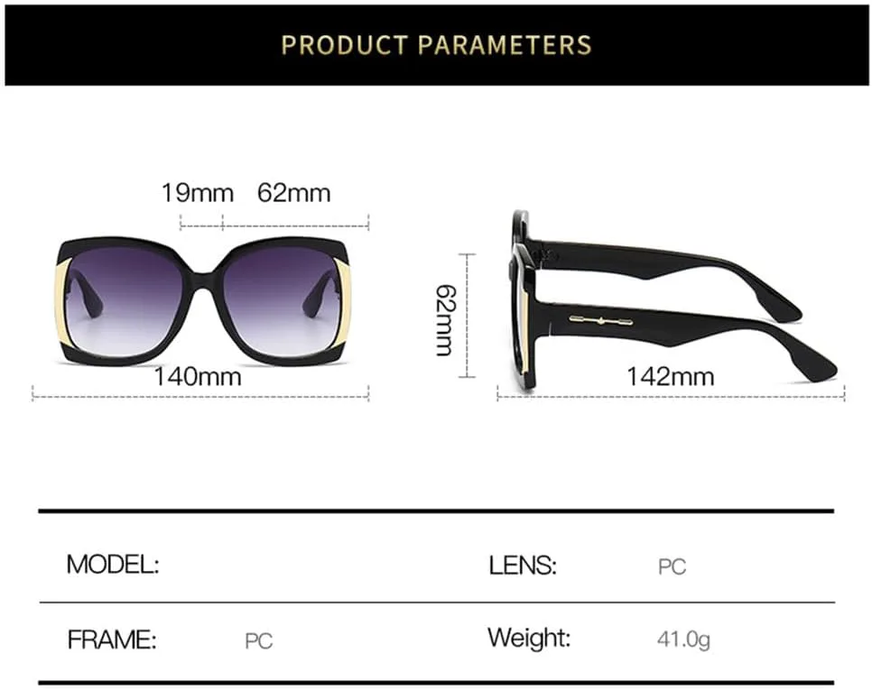 Солнцезащитные очки для женщин в стиле ретро, винтаж, большие солнцезащитные очки с градиентным переходом цвета, женские солнцезащитные очки HDUBFY, Leopard Tea
Солнцезащитные очки для женщин в стиле ретро, винтаж, большие солнцезащитные очки с градиентным переходом цвета, женские солнцезащитные очки HDUBFY, Leopard Tea