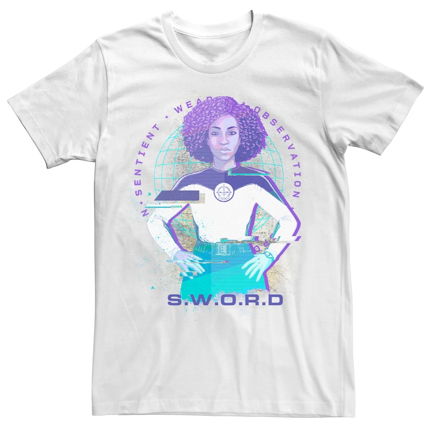 Мужская футболка с плакатом WandaVision Sword Glitch Marvel
Мужская футболка с плакатом WandaVision Sword Glitch Marvel