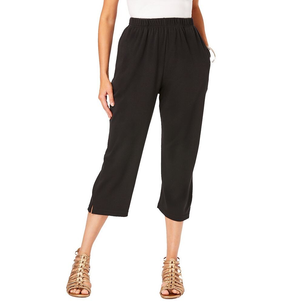 Женские капри из мягкой вязки Roaman's больших размеров, черный
Женские капри из мягкой вязки Roaman's больших размеров, черный