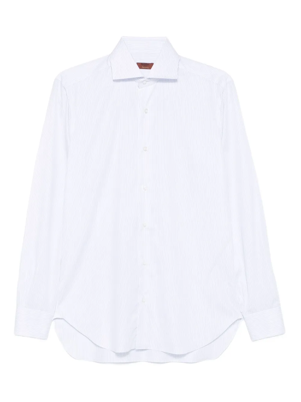 Рубашка из хлопка в тонкую полоску Barba, белый
Рубашка из хлопка в тонкую полоску Barba, белый