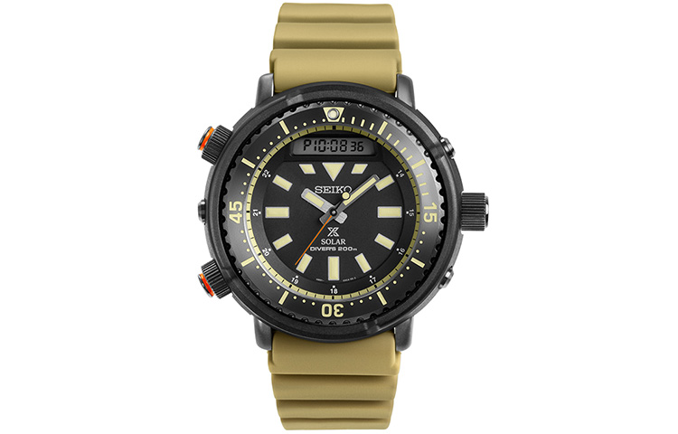 Кварцевые часы Prospe с резиновым ремешком Мужские часы Черный циферблат SEIKO
Кварцевые часы Prospe с резиновым ремешком Мужские часы Черный циферблат SEIKO