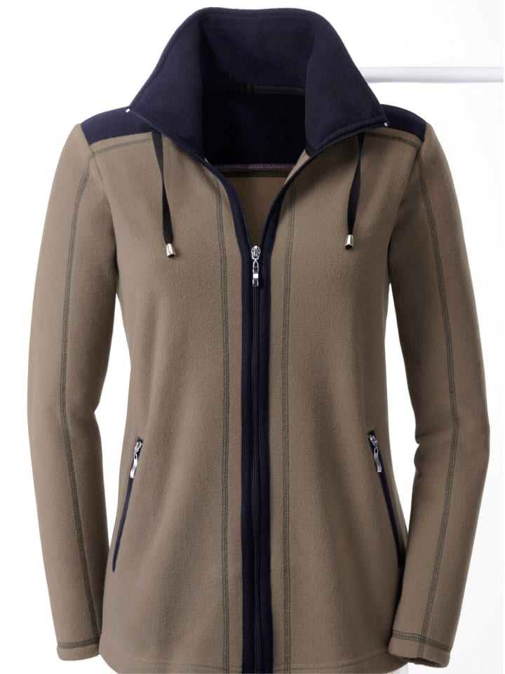 Флисовая куртка бежево-черного цвета WITT WEIDEN
Флисовая куртка бежево-черного цвета WITT WEIDEN