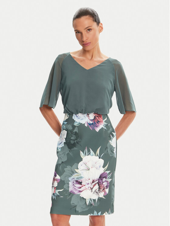 Коктейльное платье облегающего кроя 5AE28900 Swing, зеленый
Коктейльное платье облегающего кроя 5AE28900 Swing, зеленый