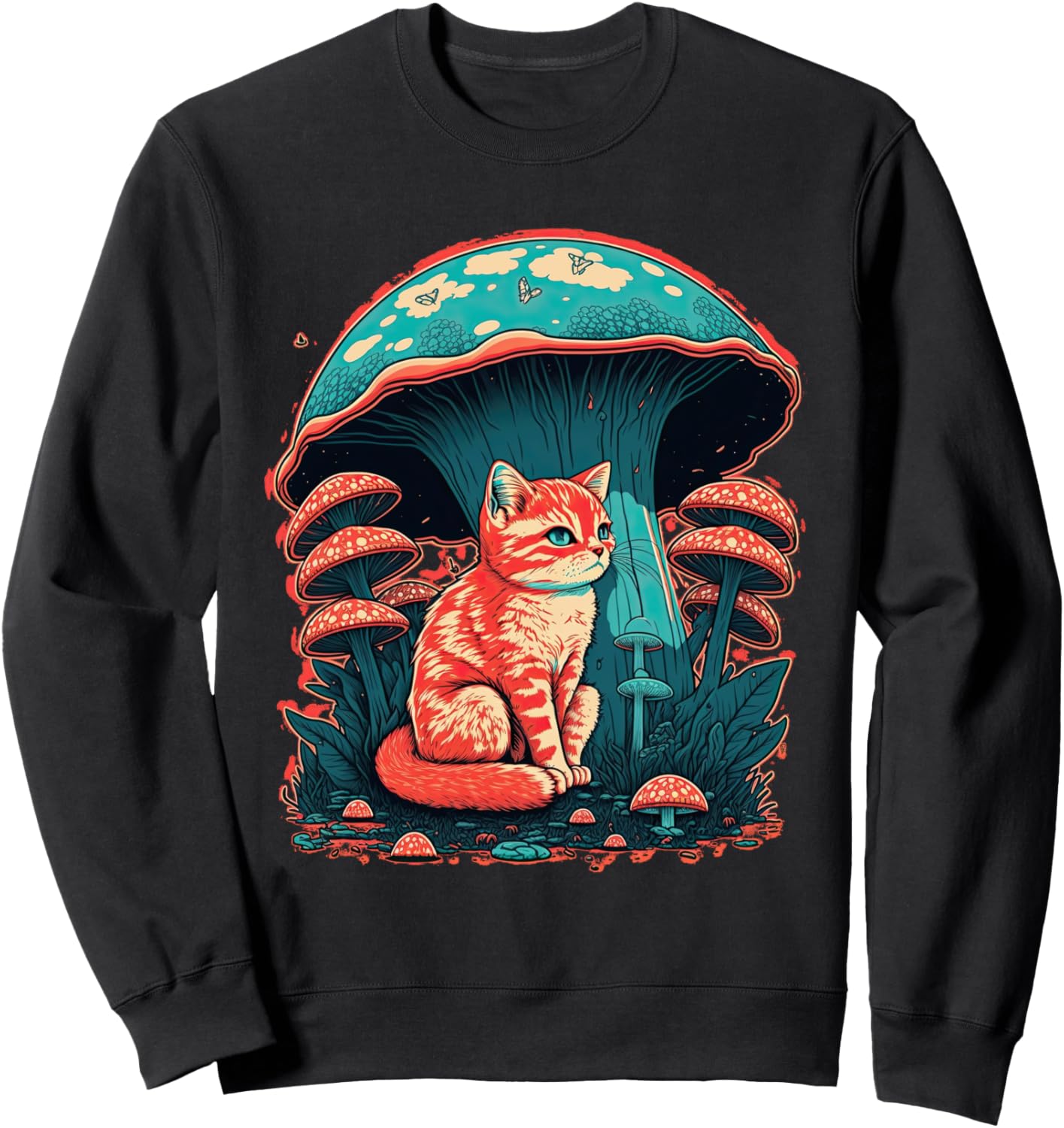 Толстовка с изображением кошки в стиле Cottage Coa, прячущейся под грибом Cottagecore Goblincore And Fairycore Stuff, черный
Толстовка с изображением кошки в стиле Cottage Coa, прячущейся под грибом Cottagecore Goblincore And Fairycore Stuff, черный