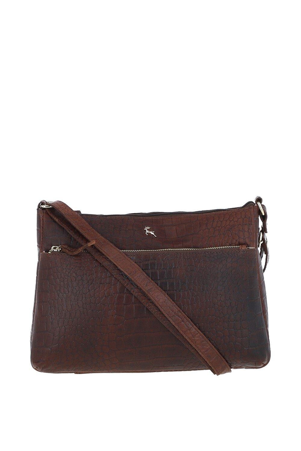 Сумка на плечо 'Silvia' из натуральной кожи с принтом под крокодила Ashwood Leather, коричневый
Сумка на плечо 'Silvia' из натуральной кожи с принтом под крокодила Ashwood Leather, коричневый