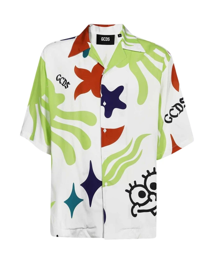 Стильная вискозная рубашка с принтом по всей поверхности. Gcds, мультиколор
Стильная вискозная рубашка с принтом по всей поверхности. Gcds, мультиколор