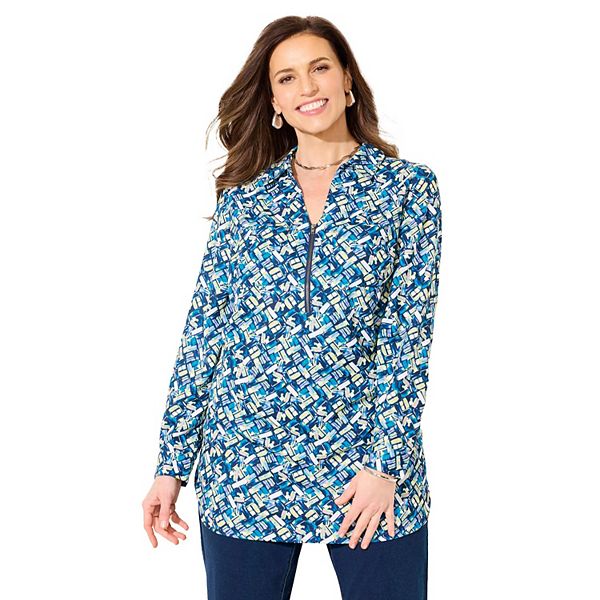 Женская футболка-туника Breezeway с полумолнией plus size petite Catherines, Navy Ditsy Geo, Синий, Женская футболка-туника Breezeway с полумолнией plus size petite Catherines, Navy Ditsy Geo
Женская футболка-туника Breezeway с полумолнией plus size petite Catherines, Navy Ditsy Geo, Синий, Женская футболка-туника Breezeway с полумолнией plus size petite Catherines, Navy Ditsy Geo