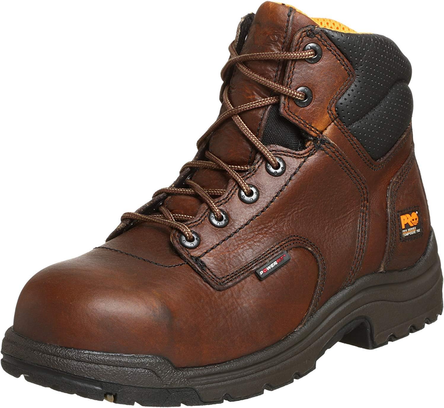 Мужские рабочие ботинки Timberland PRO Titan 6" с композитным защитным носком, коричневый
Мужские рабочие ботинки Timberland PRO Titan 6" с композитным защитным носком, коричневый
