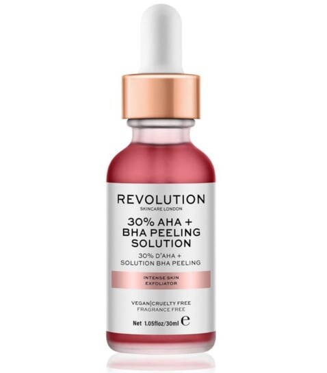 Пилинг для лица Makeup Revolution 30% AHA + BHA Peeling Solution 30 мл
Пилинг для лица Makeup Revolution 30% AHA + BHA Peeling Solution 30 мл