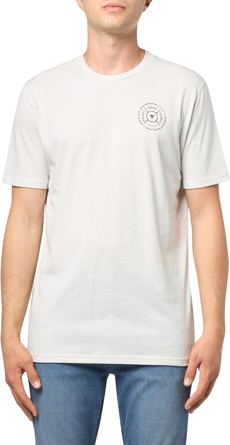 Мужская футболка с коротким рукавом Under Armour Project Rock Wire, (114) White Clay/Black/White, Белый, Мужская футболка с коротким рукавом Under Armour Project Rock Wire, (114) White Clay/Black/White
Мужская футболка с коротким рукавом Under Armour Project Rock Wire, (114) White Clay/Black/White, Белый, Мужская футболка с коротким рукавом Under Armour Project Rock Wire, (114) White Clay/Black/White